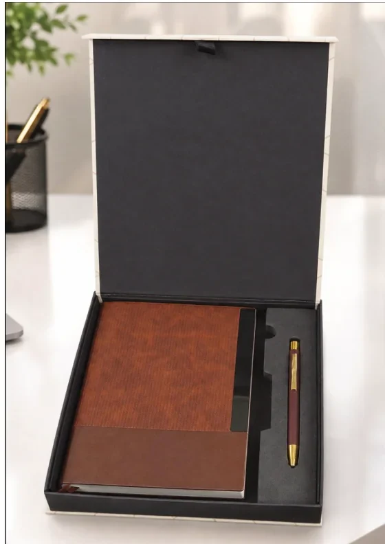 Executive Textured A5 Notebook & Pen Set (TWC-001) - TohfaWohfa Corporate Gift