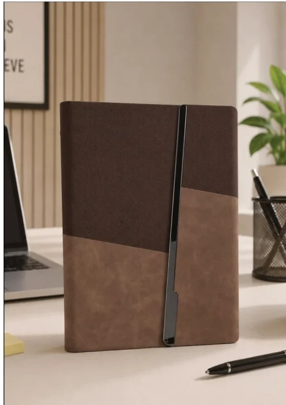 Minimalist Debossed Executive Notebook (TWC-004) - TohfaWohfa Corporate Gift