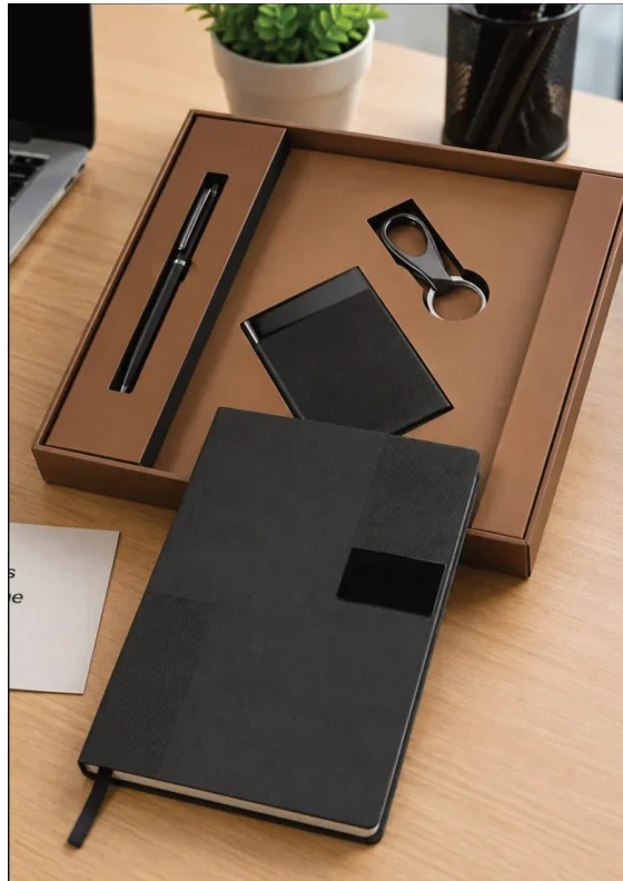 Quad Executive 4-in-1 Essentials Set (TWC-005) - TohfaWohfa Corporate Gift