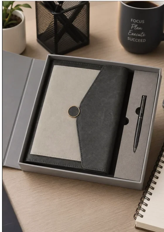 Presidential All-in-One Tech Suite with Lamp & Power Bank (TWC-017) - TohfaWohfa Corporate Gift
