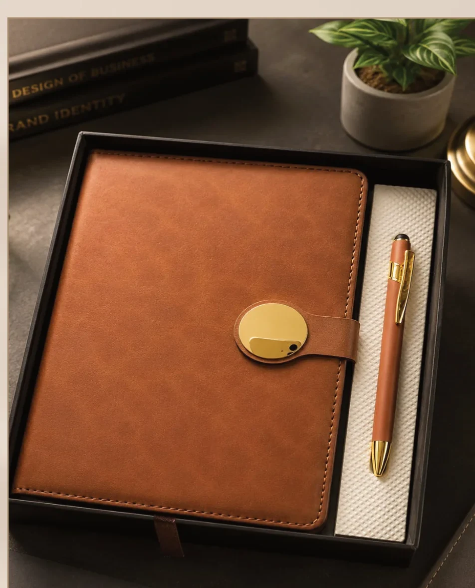 Duo Sleek Business Journal & Stylus Pen (TWC-019) - TohfaWohfa Corporate Gift