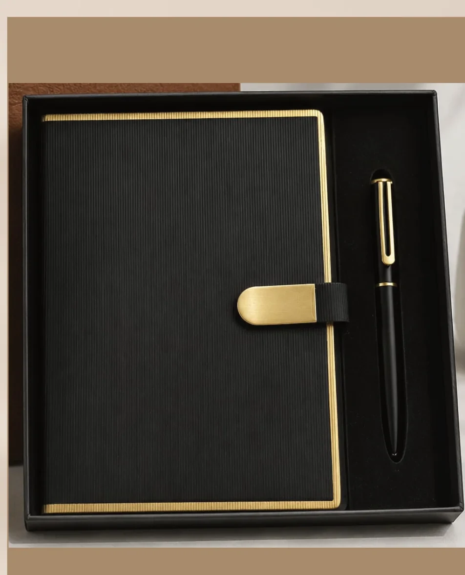 Executive Textured Journal & Metal Pen (TWC-021) - TohfaWohfa Corporate Gift