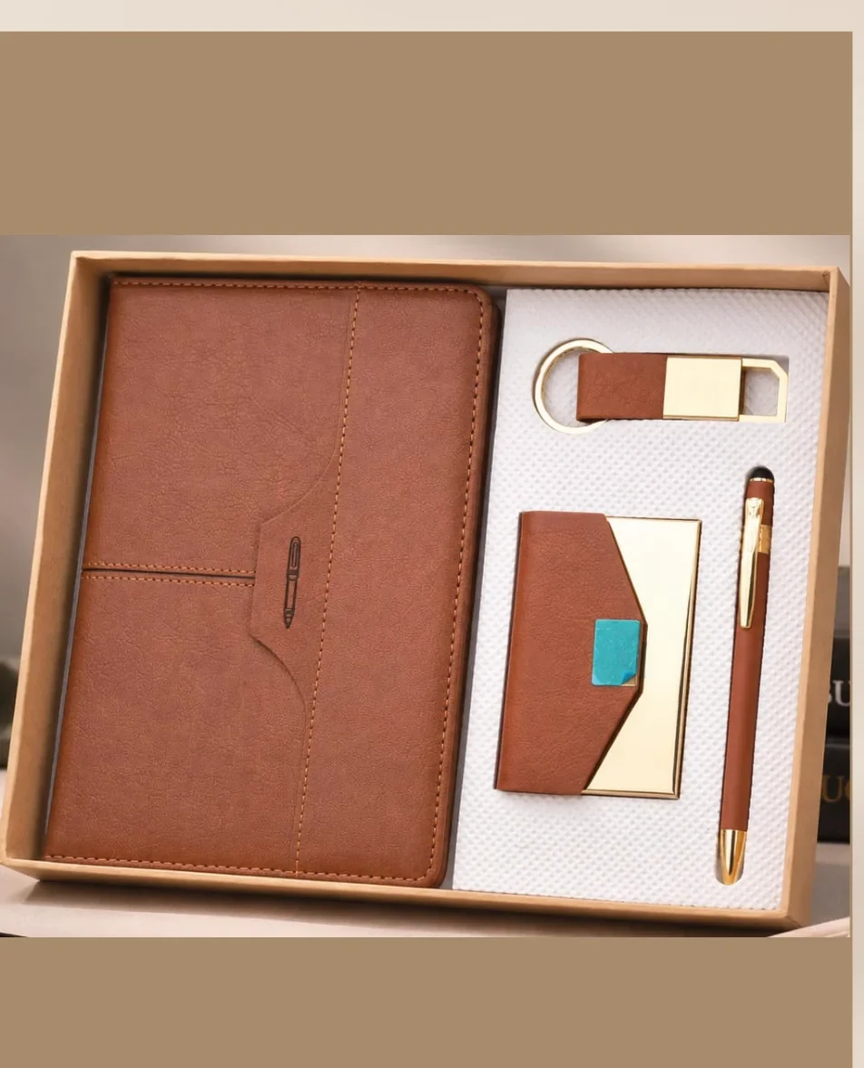 Complete 4-in-1 Executive Desk Gift Set (TWC-028) - TohfaWohfa Corporate Gift