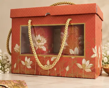 Designer 2-Jar Bag Festive Red Edit