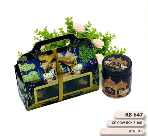 Classic Minimalist 3-Jar Box