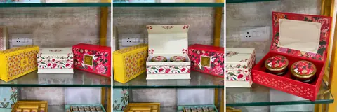 Festive Floral Dual-Jar Presentation Box